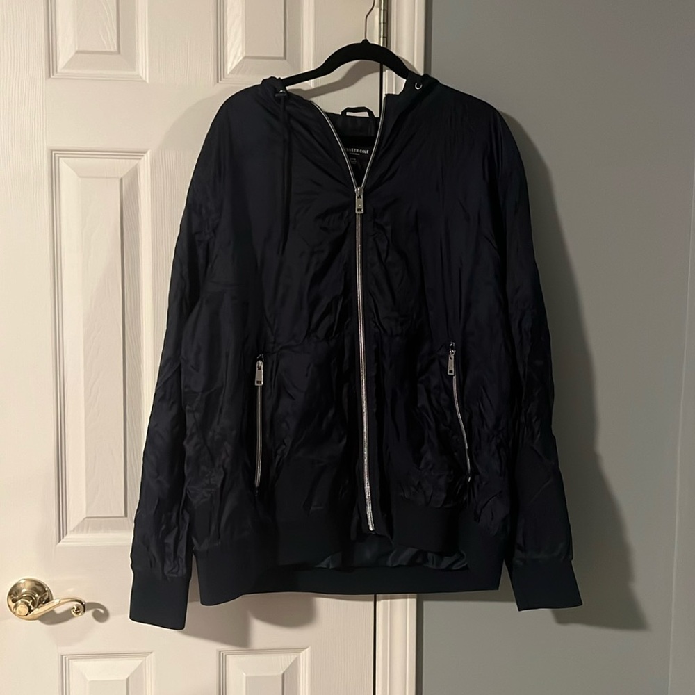 Men’s Kenneth Cole Windbreaker Navy XL hooded